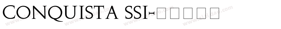 Conquista SSi字体转换